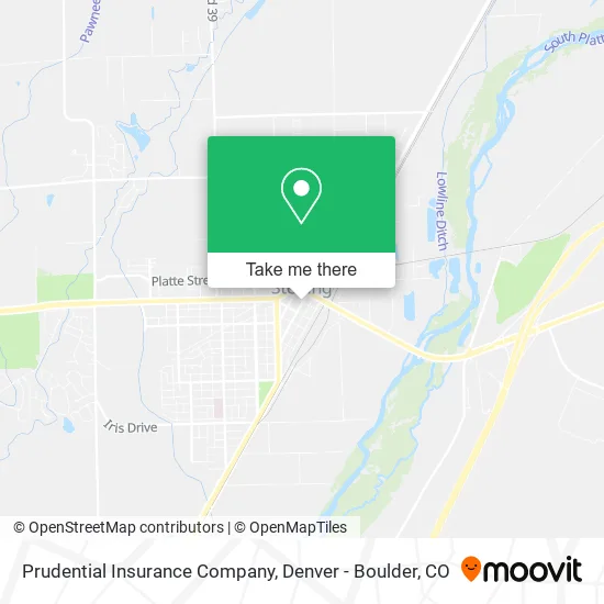 Prudential Insurance Company map