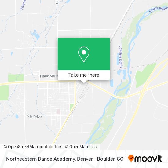Mapa de Northeastern Dance Academy