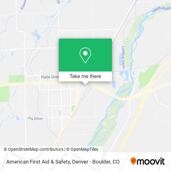Mapa de American First Aid & Safety