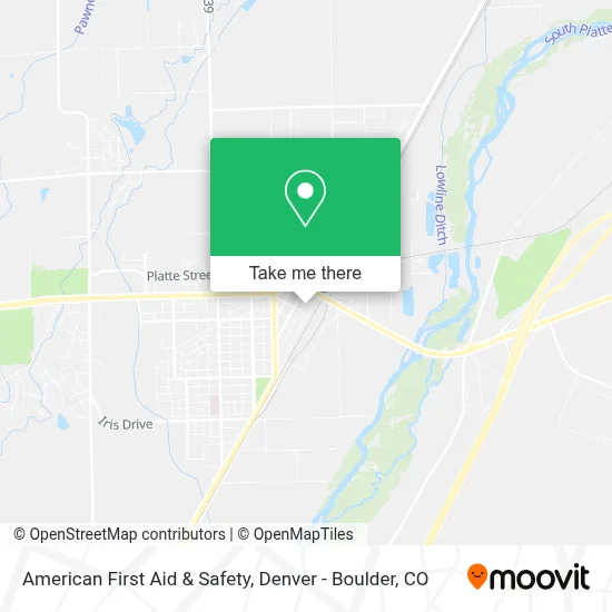 American First Aid & Safety map