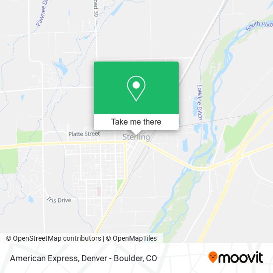 Mapa de American Express