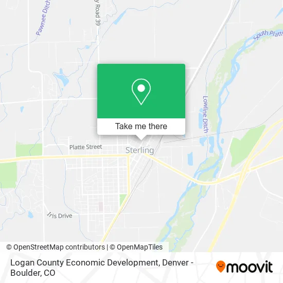 Logan County Economic Development map