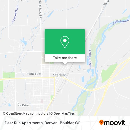 Deer Run Apartments map