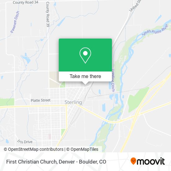 Mapa de First Christian Church