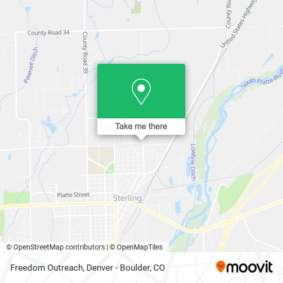 Freedom Outreach map