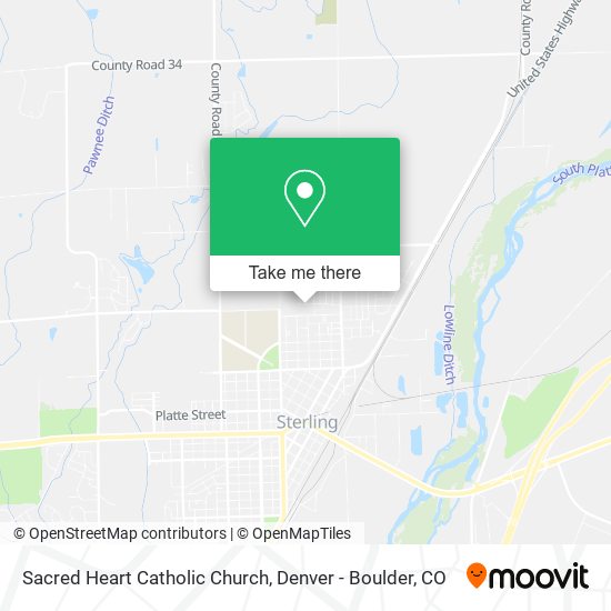 Sacred Heart Catholic Church map