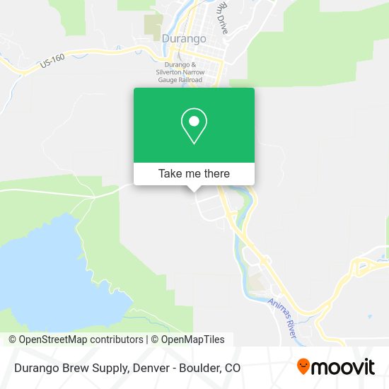 Durango Brew Supply map