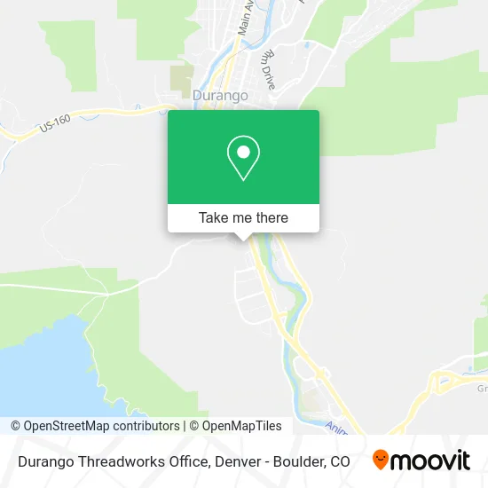 Durango Threadworks Office map