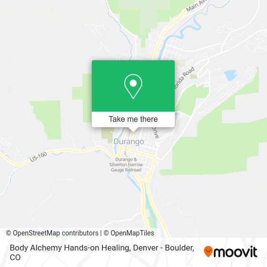 Mapa de Body Alchemy Hands-on Healing