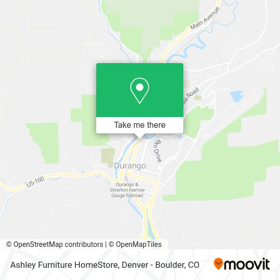Mapa de Ashley Furniture HomeStore