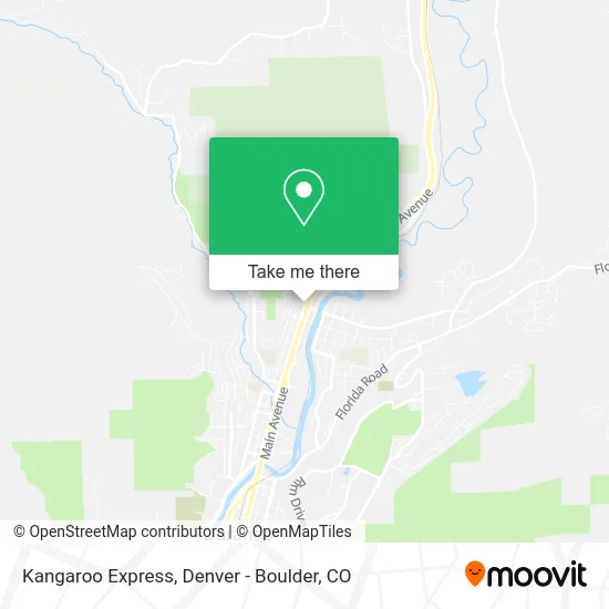 Kangaroo Express map