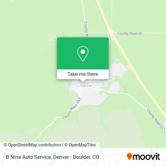 B Nine Auto Service map