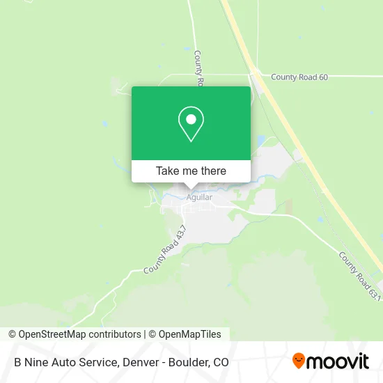 B Nine Auto Service map