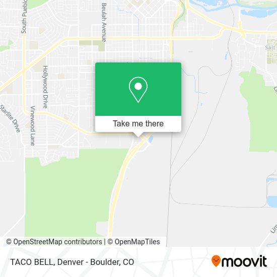 Mapa de TACO BELL