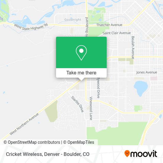 Cricket Wireless map
