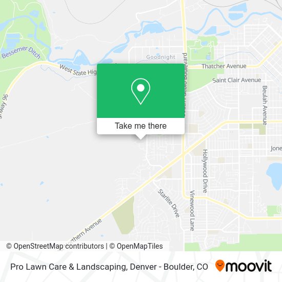 Pro Lawn Care & Landscaping map