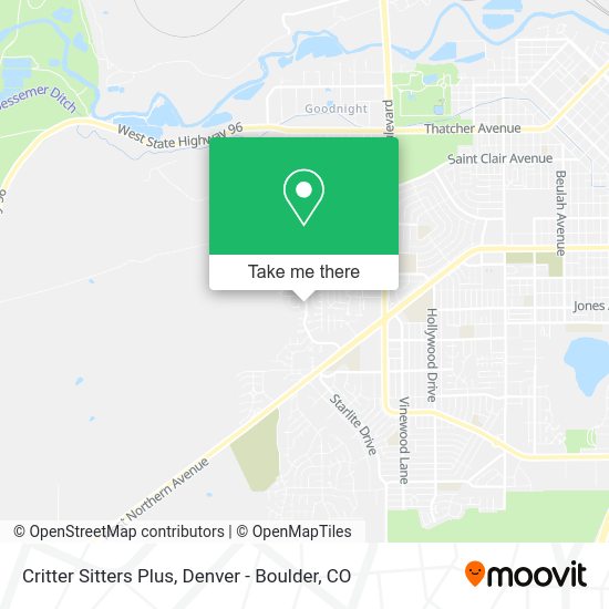 Mapa de Critter Sitters Plus