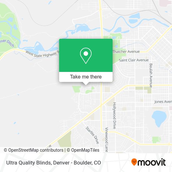 Mapa de Ultra Quality Blinds