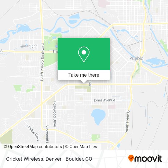 Cricket Wireless map