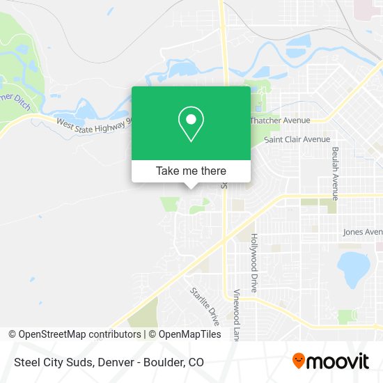 Mapa de Steel City Suds