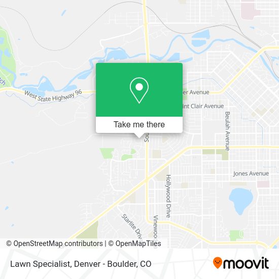Lawn Specialist map