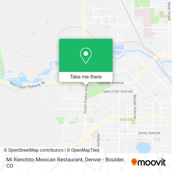 Mi Ranchito Mexican Restaurant map