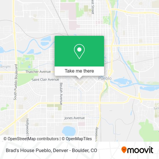 Brad's House Pueblo map