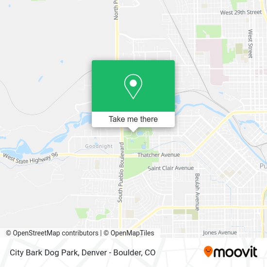 City Bark Dog Park map