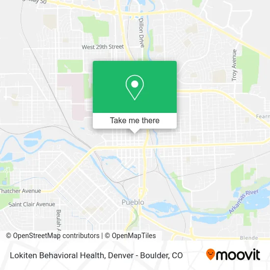 Mapa de Lokiten Behavioral Health