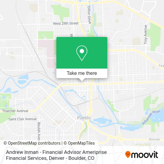 Andrew Inman - Financial Advisor Ameriprise Financial Services map