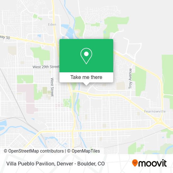 Mapa de Villa Pueblo Pavilion