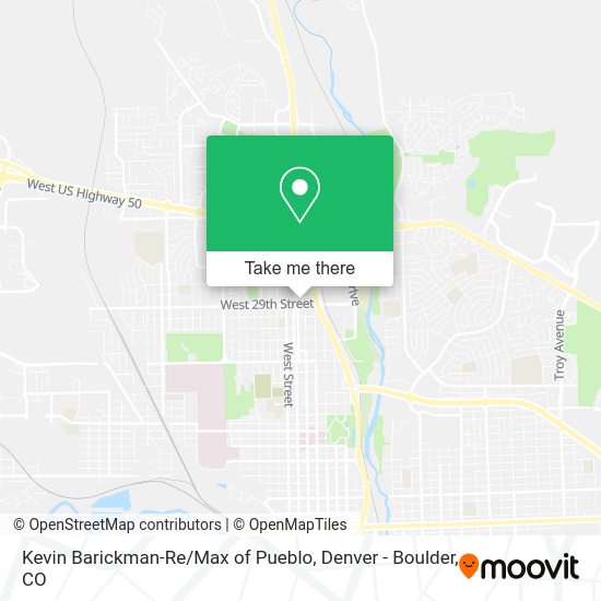 Mapa de Kevin Barickman-Re / Max of Pueblo