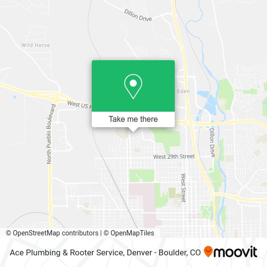 Ace Plumbing & Rooter Service map