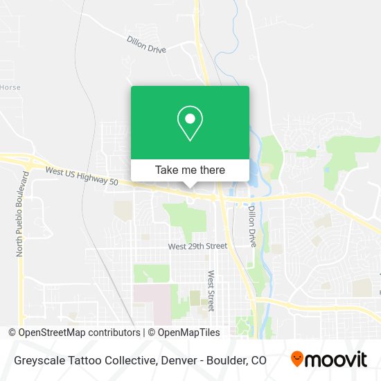 Greyscale Tattoo Collective map