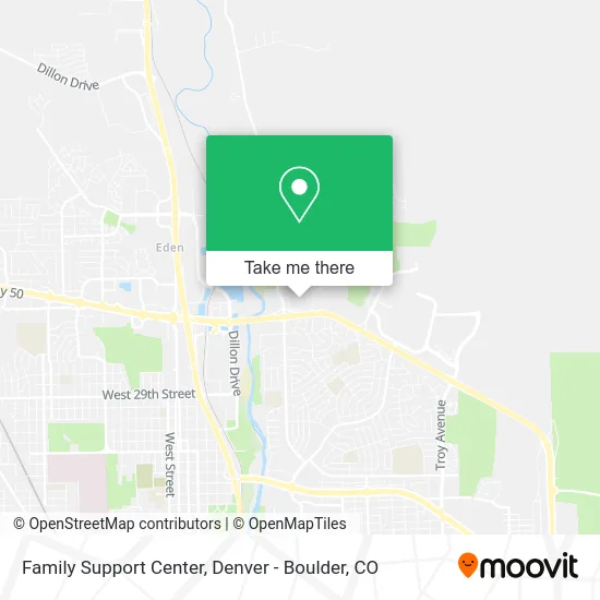 Family Support Center map