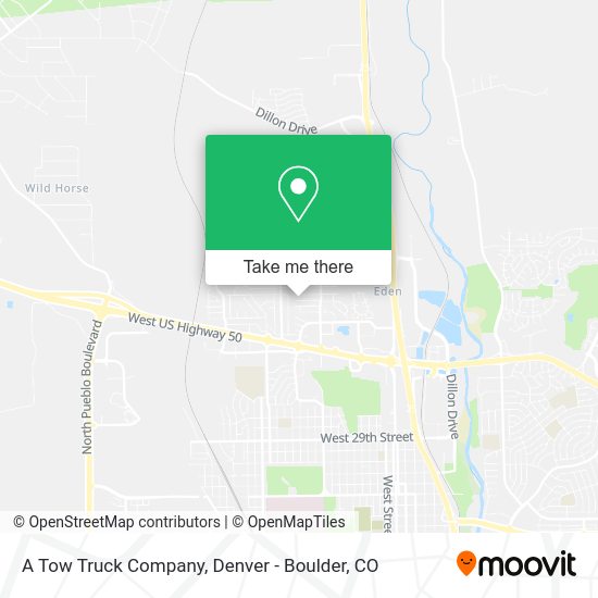 Mapa de A Tow Truck Company