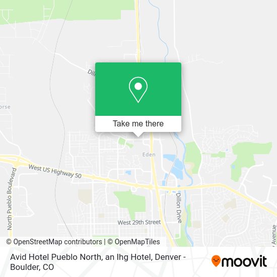 Avid Hotel Pueblo North, an Ihg Hotel map