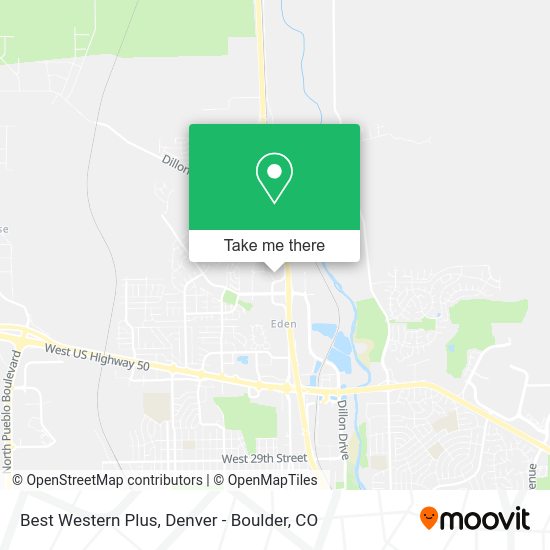 Best Western Plus map