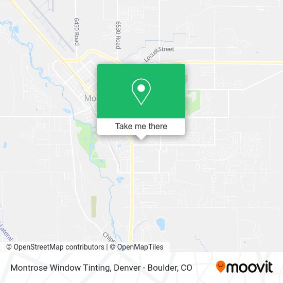 Montrose Window Tinting map
