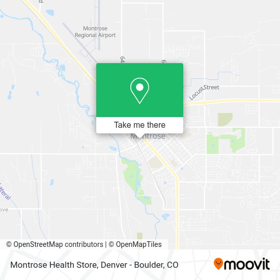 Montrose Health Store map