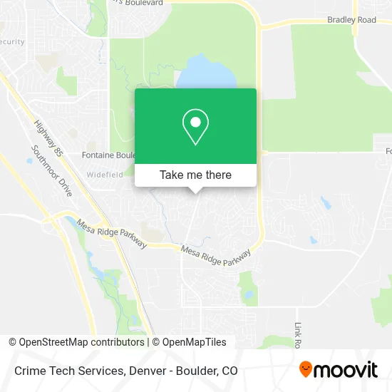 Crime Tech Services map