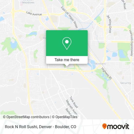 Rock N Roll Sushi map
