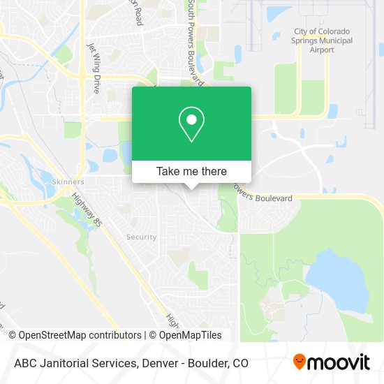 ABC Janitorial Services map