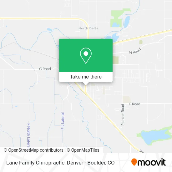 Lane Family Chiropractic map