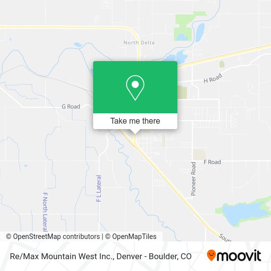 Re/Max Mountain West Inc. map