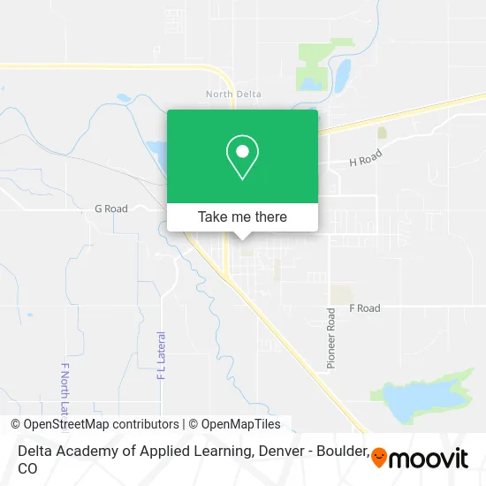 Delta Academy of Applied Learning map
