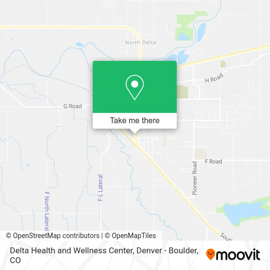 Delta Health and Wellness Center map