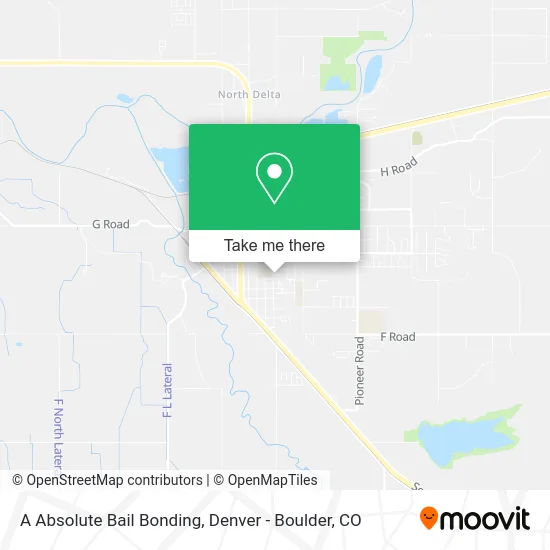 A Absolute Bail Bonding map