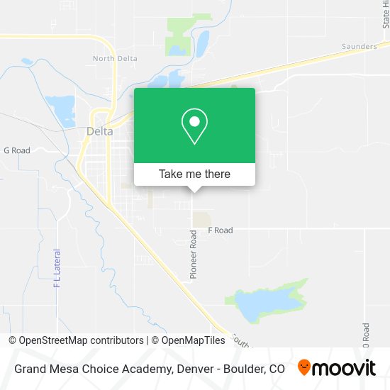 Grand Mesa Choice Academy map