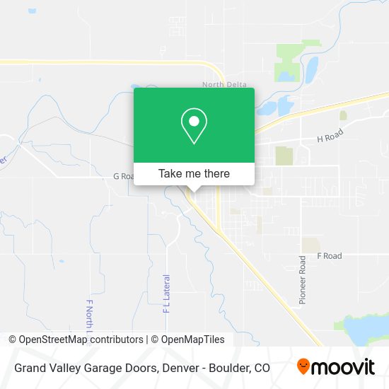 Grand Valley Garage Doors map